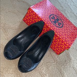 Tory Burch tumbled leather heels